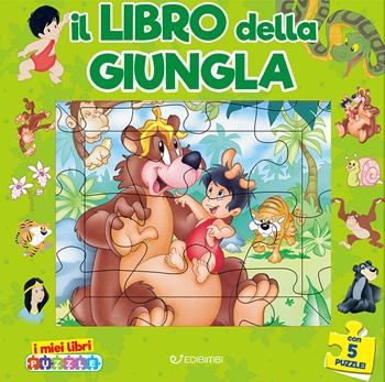 Il libro della giungla. I miei libri puzzle. Ediz. illustrata  - Libro Edibimbi 2025 | Libraccio.it