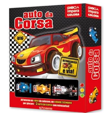 Auto da corsa. Ediz. a colori. Con 3 macchinine - Veronica Trillò - Libro Edibimbi 2025, Gioca impara colora | Libraccio.it