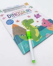 Dinosauri. Scrivi & cancella. Ediz. a colori. Con pennarello