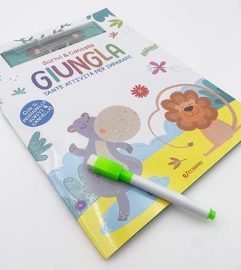 Giungla. Scrivi & cancella. Ediz. a colori. Con pennarello - Dilpreet Batra - Libro Edibimbi 2026 | Libraccio.it