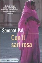 Con il sari rosa