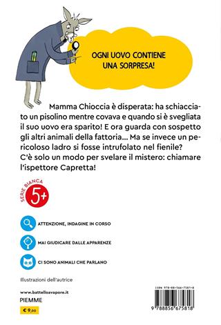 Furto in fattoria. Il caso dell'uovo scomparso - Sandra Dumais - Libro Piemme 2022, Il battello a vapore. Serie bianca | Libraccio.it