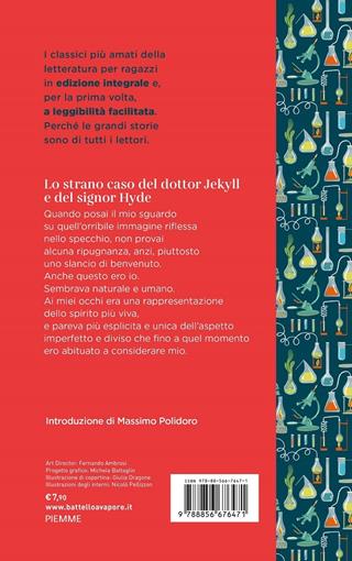 Lo strano caso del dottor Jekyll e del signor Hyde. Ediz. ad alta leggibilità - Robert Louis Stevenson - Libro Piemme 2020, I classici del Battello a vapore | Libraccio.it