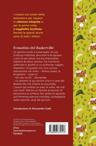 Il mastino dei Baskerville. Ediz. ad alta leggibilità - Arthur Conan Doyle - Libro Piemme 2021, I classici del Battello a vapore | Libraccio.it