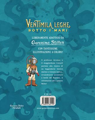 Ventimila leghe sotto i mari di Jules Verne. Ediz. a colori - Geronimo Stilton - Libro Piemme 2021, One shot | Libraccio.it