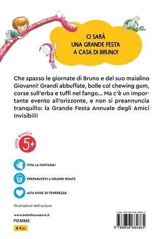 Bruno lo zozzo e l'invasione degli amici invisibili - Simone Frasca - Libro Piemme 2022, Il battello a vapore. Serie bianca | Libraccio.it