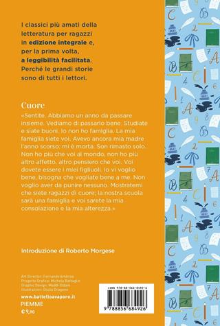 Cuore. Ediz. integrale - Edmondo De Amicis - Libro Piemme 2022, I classici del Battello a vapore | Libraccio.it