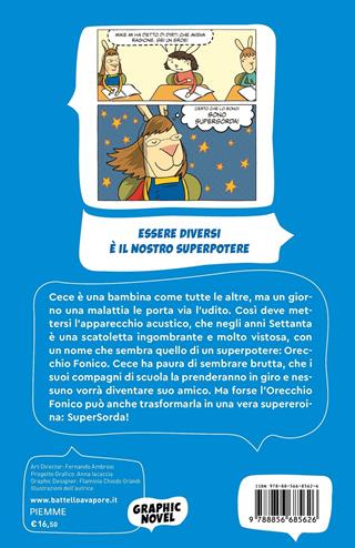 SuperSorda! - Cece Bell - Libro Piemme 2022, Il battello a vapore. Graphic novel | Libraccio.it