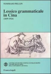 Lessico grammaticale in Cina (1859-1924)