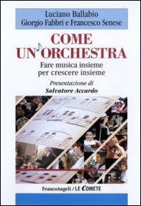 Come un'orchestra. Fare musica insieme per crescere insieme - Luciano Ballabio, Giorgio Fabbri, Francesco Senese - Libro Franco Angeli 2010, Le comete | Libraccio.it