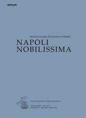 Napoli nobilissima. Rivista di arti, filologia e storia. Settima serie (2015). Vol. 1\1: Gennaio-aprile 2015.