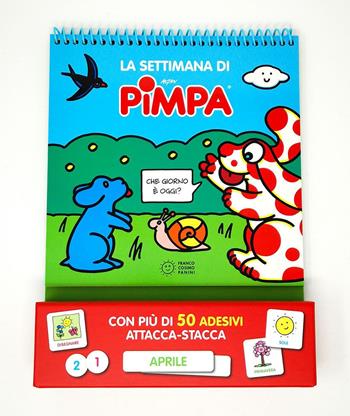 La settimana di Pimpa. Ediz. a colori. Ediz. a spirale. Con Adesivi - Altan - Libro Franco Cosimo Panini 2019, Stranilibri di Pimpa | Libraccio.it