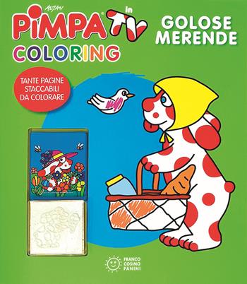 Golose merende. Pimpa in tv. Coloring. Ediz. illustrata. Con gadget - Altan - Libro Franco Cosimo Panini 2019 | Libraccio.it