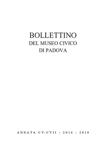 Bollettino musei civici Padova. Vol. 105-107  - Libro Skira 2022, Varia | Libraccio.it