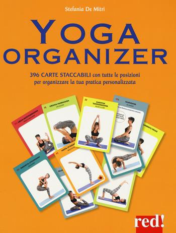 Yoga organizer. Ediz. a colori. Con 396 Carte - Stefania De Mitri - Libro Red Edizioni 2017, Fitness per tutti | Libraccio.it