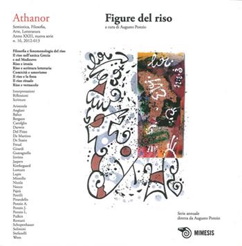 Athanor (2012-2013). Vol. 16: Figure del riso.  - Libro Mimesis 2013 | Libraccio.it