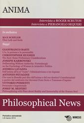 Philosophical news (2014). Vol. 8: Anima.