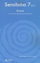 Sensibilia. Vol. 7: Errore