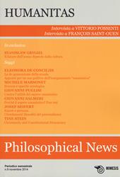 Philosophical news. Vol. 9: Humanitas.
