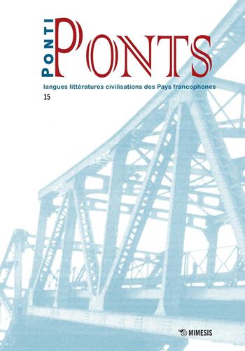 Ponti-Ponts. Langues Littératures. Civilisations des Pays Francophones. Vol. 15: Bars, cafés, buvettes.  - Libro Mimesis 2016 | Libraccio.it