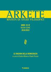 Arkete. Rivista di studi filosofici (2018-2019). Vol. 3-4