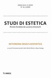 Studi di estetica (2020). Vol. 1: Rethinking Hegel's aesthetics.