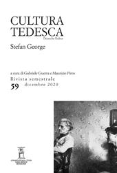 Cultura tedesca (2020). Vol. 59: Stefan George.