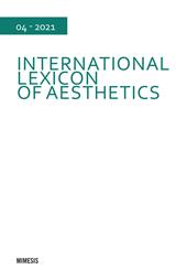 International lexicon of aesthetics (2021). Vol. 4