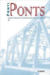 Ponti-Ponts. Langues Littératures. Civilisations des Pays Francophones (2021). Vol. 21