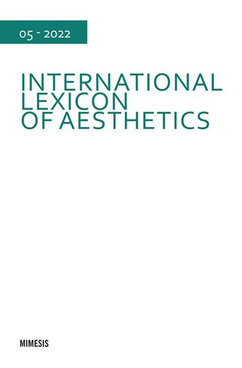 International lexicon of aesthetics (2022). Vol. 5  - Libro Mimesis 2023 | Libraccio.it