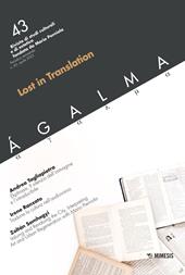 Ágalma. Vol. 43: Lost in translation.
