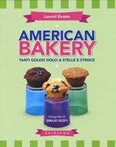 American bakery. Tanti golosi dolci a stelle e strisce