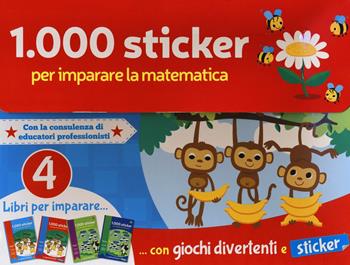 1.000 sticker per imparare la matematica. Ediz. a colori. Con Adesivi - Jo Chambers - Libro Gribaudo 2018, Natale | Libraccio.it