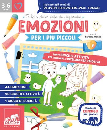 Emozioni per i più piccoli. Tanti giochi e attività per allenare l'intelligenza emotiva. Ispirato agli studi di Reuven Feuerstein-Paul Ekman  - Libro Gribaudo 2020, Quid+ | Libraccio.it