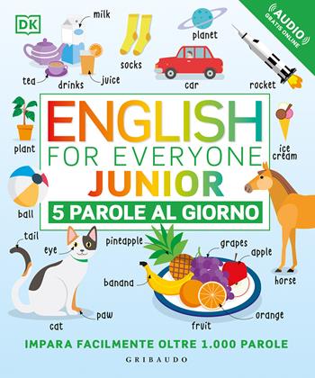 English for everyone junior. 5 parole al giorno. Con File audio per il download  - Libro Gribaudo 2021 | Libraccio.it