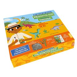 Gli attrezzi del piccolo paleontologo a caccia di dinosauri. Ediz. a colori. Con 4 attrezzi. Con matita. Con scheletro da ricostruire  - Libro Gribaudo 2021, Giochi creativi | Libraccio.it