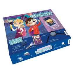 Gli strumenti del piccolo detective. Ediz. a colori. Con lente di ingrandimento. Con penna con inchiostro invisibile. Con taccuino. Con tampone. Con torcia  - Libro Gribaudo 2021, Giochi creativi | Libraccio.it