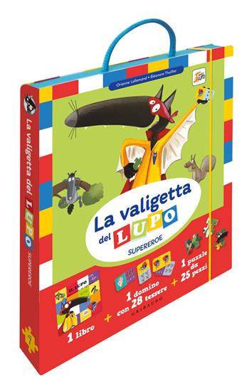Valigetta del lupo supereroe. Amico lupo. Ediz. a colori. Con domino e puzzle - Orianne Lallemand - Libro Gribaudo 2022 | Libraccio.it