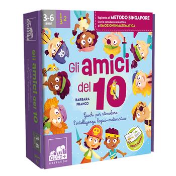 Gli amici del 10. Ediz. a colori. Con 2 dadi da montare. Con puzzle calcolatore. Con 40 Carte - Barbara Franco - Libro Gribaudo 2022, Quid+ | Libraccio.it