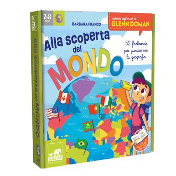 Alla scoperta del mondo. 52 flashcards per giocare con la geografia. Ispirato agli studi di Glenn Doman. Ediz. a colori. Con 52 flashcards. Con libro-guida per adulti. Con mappamondo gonfiabile - Barbara Franco - Libro Gribaudo 2022, Quid+ | Libraccio.it