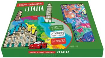L'Italia. Imparo con i magneti. Con 104 magneti. Con Gioco: tabellone magnetico. Con Carta geografica: atlante  - Libro Gribaudo 2022, Imparare per gioco | Libraccio.it