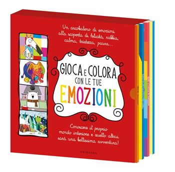 Gioca e colora con le tue emozioni: Gioca e colora con le favole degli animali-Quid a caccia di emozioni-Orso Ale. Emozioni da colorare-Il lupo che voleva cambiare colore. Ediz. a colori  - Libro Gribaudo 2023, Disegna e crea | Libraccio.it