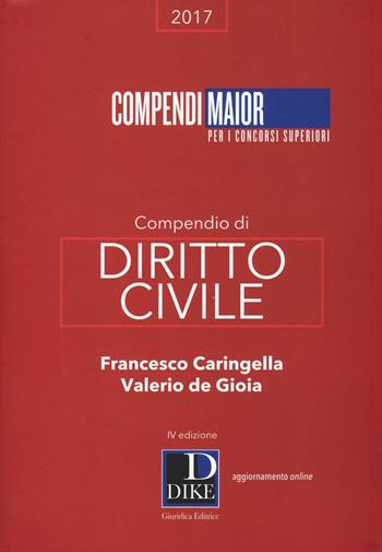 Compendio di diritto civile - Francesco Caringella, Valerio De Gioia - Libro Dike Giuridica 2016, Compendi Maior. Per i concorsi superiori | Libraccio.it