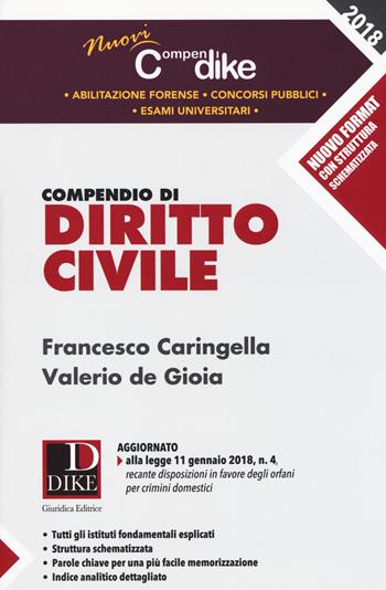 Compendio di diritto civile. Minor - Francesco Caringella, Valerio De Gioia - Libro Dike Giuridica 2018, Nuovi compendi | Libraccio.it