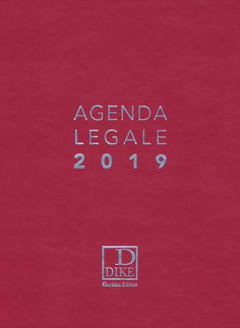 Agenda legale d'udienza 2019. Ediz. fucsia  - Libro Dike Giuridica 2018 | Libraccio.it