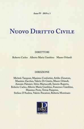 Nuovo diritto civile (2019). Vol. 1  - Libro Dike Giuridica 2019 | Libraccio.it