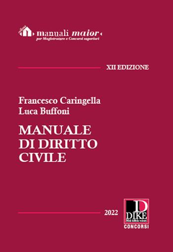 Manuale di diritto civile. Ediz. maior - Francesco Caringella, Luca Buffoni - Libro Dike Giuridica 2022, Manuali | Libraccio.it