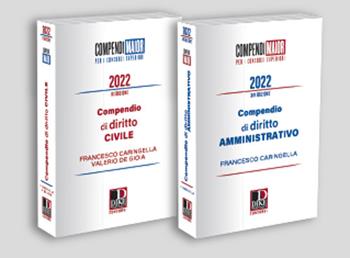 Kit compendi maior 2022: Compendio di diritto civile-Compendio di diritto amministrativo - Francesco Caringella - Libro Dike Giuridica 2022 | Libraccio.it