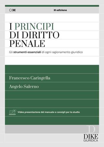I principi del diritto penale. Gli strumenti essenziali di ogni ragionamento giuridico. - Francesco Caringella, Luigi Levita - Libro Dike Giuridica 2024 | Libraccio.it