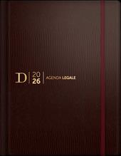 Agenda legale 2026. 15 mesi. Ediz. bordeaux